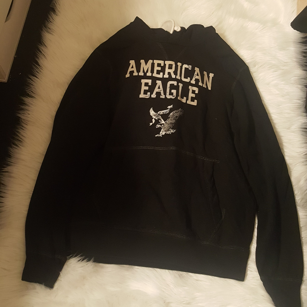 mens black AE hoodie